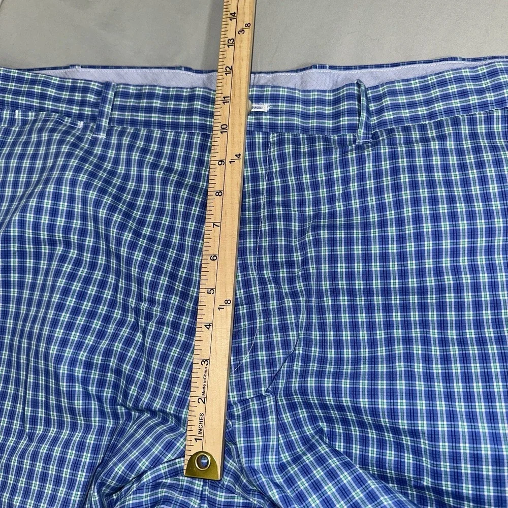 Polo Golf Ralph Lauren Plaid Chino Shorts Preppy Casual Mens Size 40‎ (Fits 41)